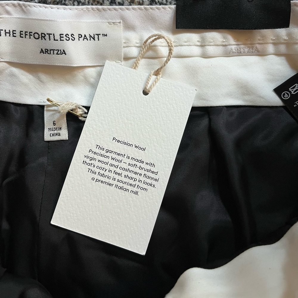 Effortless Trouser Pants Wool Cashmere New w/ Tags - Picture 6 of 11